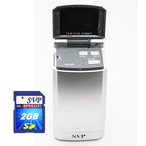 SVP FS1800 Silver(2GB included)Digital Film & Slide Scanner w/ 2.4