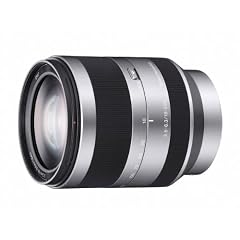 Sony SEL-18200 Objektiv  (18-200mm, F3.5-6.3, E-Mount, f�r Sony NEX) silber