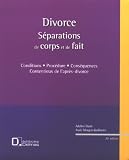 Divorce : Séparations de corps et de fait (1Cédérom)