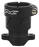 CCM Spyder Heli Clamp No Rise Feed Neck - With Holes - Dust Black / Black
