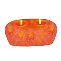 Natural Ionic Crystal Himalayan Salt 2-Candle Candleholder