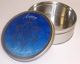 Scott's Cakes 1 lb. Wreath Christmas Sugar Cookies in a Snowflake Tin