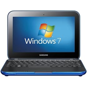 Samsung NS310 10.1 inch Laptop - Blue (Intel Atom N550 1.5GHz, 1GB RAM, 250GB HDD, LAN, WLAN, BT, Webcam, Windows 7 Starter)
