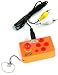 Manette arcade miniature blanche - Virtual Fighter 2