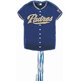 San Diego Padres Baseball - Shirt Shaped Pull-String Pinata