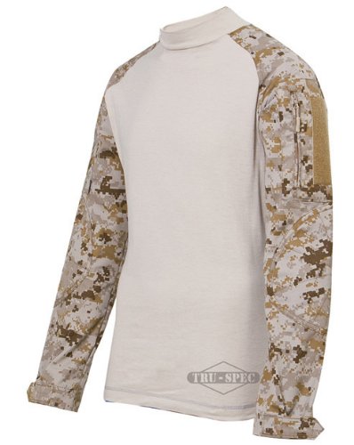 Tru-Spec Digital / Sand Poly / Cotton Ripstop Combat Shirts - 2XLR - 2557007 On Sale