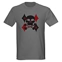 Punk Skull Music Dark T-Shirt by CafePress