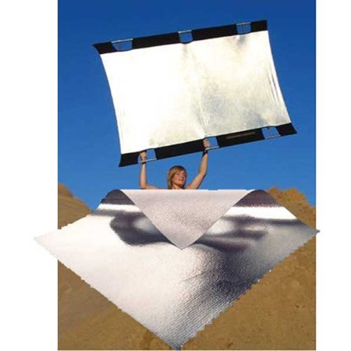California Sunbounce Pro (4 x 6 Feet) Super Saver Starter Kit-Reflector Panel Kit with Frame and Carry Bag (Silver/White)