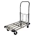 RWM Casters PT-CA Steel Folding Handle Platform Trucks, 330 lbs Capacity, 28" Length x 16" Width x 32-1/2" Height
