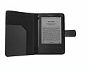 Acase(TM) Classic Kindle 3 (Latest Generation) Leather Case (Black) with Screen Protector Film Clear (Invisible)