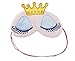 Cute Sleeping Beauty Cartoon Eye Mask & Blindfold for Kid's Sweet Dreams Pink