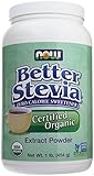 NOW Foods BetterStevia Organic Extract Powder -- 1 lb