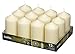BOLSIUS Wedding Pillar Candles Ivory Tray of 12/128 x 68 mm (aprox 2.7x5 inch)