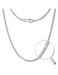 SilberDream Venezia chain round, Necklace 925 Sterling Silver Women, 27.6 inch (70cm) SDK20770