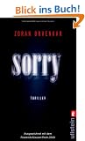 Sorry: Thriller