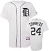 Miguel Cabrera Majestic Home Authentic Onfield Cool Base Detroit Tigers Jersey - 40