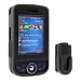 Electronics : HTC Wing P4350 Herald Smartphone Accessory Bundle - Black Aluminum Metal Case with Belt Clip + Premium Reusable LCD Screen Guard Protector with Lint Cleaning Cloth By Ikross W/ BONUS Of Internal Antenna Reception Booster + Safe Guard Sticker