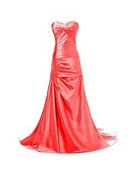 Sweetheart Beaded Satin Evening Dress/Wedding Party Dress 