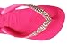 SWAROVSKI CRYSTAL HAVAIANAS HOT PINK/AB THONGS SANDALS FLIP FLOPS U.S. SIZES 4-10