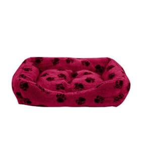 Danish Design Pet Products Sherpa Fleece Wine Snuggle Bed 68cm (27 inch )