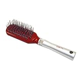 CHI Air Pro Expert Hairstyling Tourmaline Ceramic Soft Volumizing Brush, Red/black