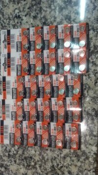 50 Pack Maxell LR44 AG13 357 button cell battery "NEW HOLOGRAM PACKAGE "