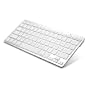 Anker� Ultra Slim Blutooth Wireless Mini Deutsche Tastatur Keyboard f�r Apple iPad Mini / iPad 4 / New iPad 3 / Mac OS X / iPod Touch / iPhone 5 4 4S 3G 3GS, Samsung P5100 P5110 P3100 P3110 / Galaxy Tab 2 / Note N8000 N8100, Android 3.0 und sp�tere Tablets; Smart Phones PC Netbook - wei�