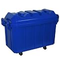 ECR Stackable Storage Trunks with Casters Blue
