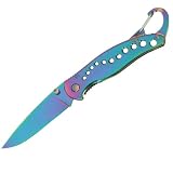 Deluxe Falcon Folding Knife with Carabiner