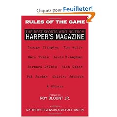 Rules of the Game: The Best Sports Writing from Harper's Magazine