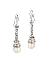 Phillip Gavriel 18K Gold & Sterling Silver Dangle Pearl Earrings