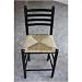Dixie 33 Woven Rush Seat Ladder Back Chair