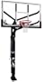 Spalding Arena View H Frame In-Ground Basketball System with 54-inch Acrylic Backboard