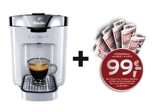 Tchibo Cafissimo Duo in 7 Farben, Kaffeemaschine 