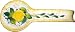Lemon Italian Ceramic Spoon Rest
