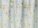 SEASHELL shells REVERSIBLE stripes SHOWER CURTAIN NEW