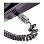 Rotating 360 Telephone Cord Detangler, Clear/Black