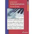 Interpretation: Vom Text zum Klang (Studienbuch Musik)