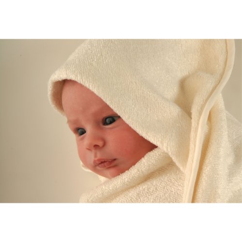 Super-Soft Bamboo Hooded Bath Wrap & Wash Cloth-natural