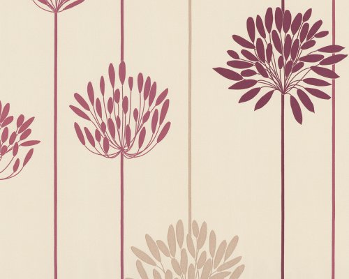 A.S. Cr&eacute;ation 6600-22 Tapete, florales Muster, beige rot