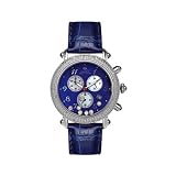 Floating Diamonds Watch, Aqua Master Unisex Round Special  0.60 ctw