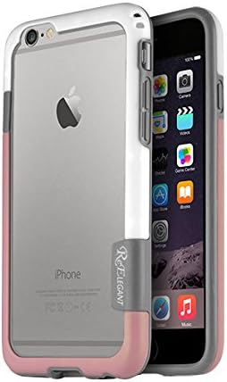 iPhone 6s Plus and 6 Plus Case, ReElegant Perfect Bumper Case Cover for iPhone 6s Plus and 6 Plus - White/Pink (Compatible with the 5.5 iPhone 6 Plus)