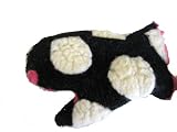 Corky and Company Black Polka Daisy Mittens