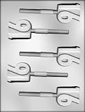 CK Products 2-Inch Number 16 Sucker Chocolate Mold