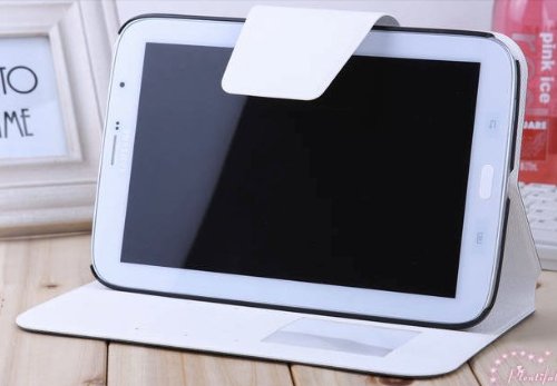  Stand Case cover for Samsung Galaxy GT - N5100 note 8.0 Android Table - Gray with inner White