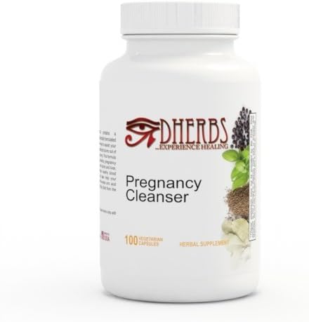 Dherbs Pregnancy Cleanser, 100-Count Bottle