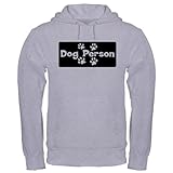 Artsmith, Inc. Hooded Sweatshirt Dog Person - Heather Grey, Small