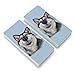 Siberian Husky Dog Selfie Eraser Set of 2