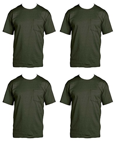 Fruit of the Loom Men's 4-Pack of Pocket T-Shirts