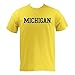 UGP Campus Apparel AS01 - Michigan Wolverines Basic Block T-Shirt - Medium - Daisy